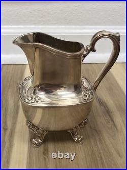 5pc Daffodil Pattern 1847 Rogers Bros Silver Plate Tea & Coffee Service Set