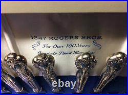 60 Pc Rogers & Bros Reinforced Plate IS flatware in box