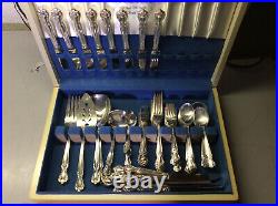 60 Pc Rogers & Bros Reinforced Plate IS flatware in box