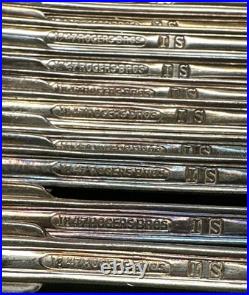 60 Pc THREADED / THREAD Silverplated Flatware Set 1847 Rogers Bros