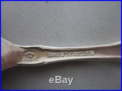 60 Pcs 1881 Rogers Oneida Flirtation Silverplate Flatware Many Sealed, New