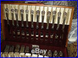 62 Pieces 1847 Rogers Eternally Yours Silver Plate Silverware