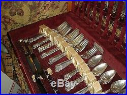 62 Pieces 1847 Rogers Eternally Yours Silver Plate Silverware