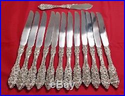 62 Pieces -F. B. Rogers Silver Plated Grand Antique Pattern flatware 62 pieces