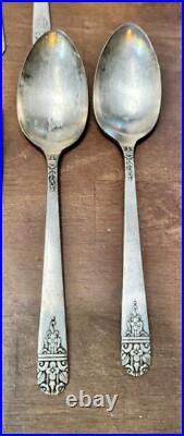 65 pcs vintage Oneida Ltd MARGATE Silverplate Rogers Co Silverware Flatware