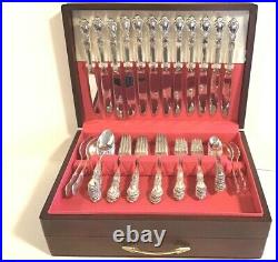 66 pcs 1953 Heritage Rogers Brothers IS Flatware service for 12 with serving Pcs