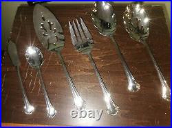 66pc Rogers Bros Silver Plate Flatware Set Service for 12 withChest