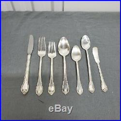 67 Pcs 1847 Rogers Bros IS Silver Plate Remembrance Silverware Set Service 6