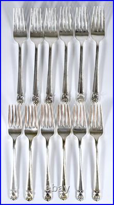 68 Piece Eternally Yours 1847 Rogers Bros Silverware Set with Wooden Chest 68 Piece Eternally Yours 1847 Rogers Bros Silverware Set with Wooden Chest
