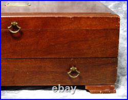 68 Piece Eternally Yours 1847 Rogers Bros Silverware Set with Wooden Chest 68 Piece Eternally Yours 1847 Rogers Bros Silverware Set with Wooden Chest