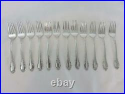 68pc Rogers Bros Remembrance Silver Plate Flatware Set Service for 12 withChest