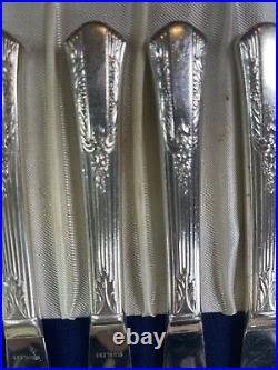 69 Pc Wm Rogers Overlaid IS 1940s Silver Plated Flatware