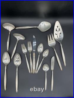 69 pc GARLAND Silverplate Flatware 1847 Rogers Bros 12 Servings Minus 1 Knife