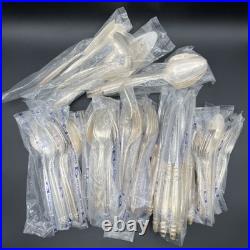 69 pc GARLAND Silverplate Flatware 1847 Rogers Bros 12 Servings Minus 1 Knife