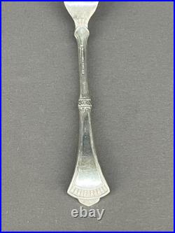 6 1847 Roger Bros Silverplate CROWN 7 Dinner Forks c. 1885 No Mono