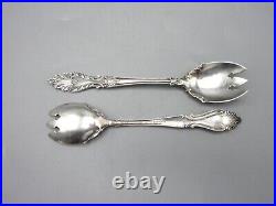 6 Antique Rogers & Hamilton Raphael Silverplate Ice Cream Forks Pat 1896