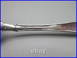 6 Antique Rogers & Hamilton Raphael Silverplate Ice Cream Forks Pat 1896