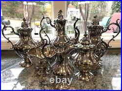 6 Piece Rogers Bros. Silverplate Tea Set With 2 Teapots
