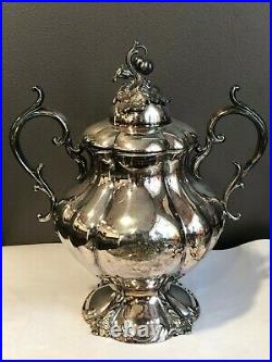 6 Piece Rogers Bros. Silverplate Tea Set With 2 Teapots