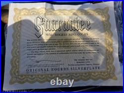 70 Pcs Set William Wm Rogers IS Silver Plated Flatware Silverware