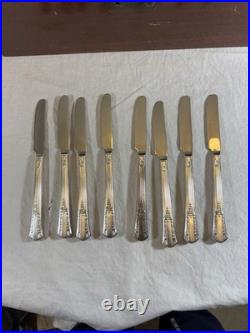 71 Piece Set WM Rogers IS TREASURE 1940 Silverplate Flatware with Box
