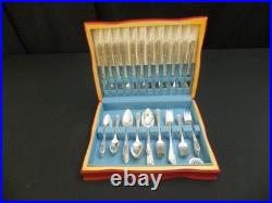 71pc 1847 Wm Rogers Cotillion silver-plated flatware set for 12 - #60