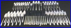 71pc 1847 Wm Rogers Cotillion silver-plated flatware set for 12 - #60
