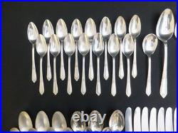 71pc 1847 Wm Rogers Cotillion silver-plated flatware set for 12 - #60