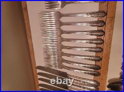 72 Pcs Set Simeon L George H Rogers Silver Plate Oneida Ltd Countess II 72 Pcs Set Simeon L George H Rogers Silver Plate Oneida Ltd Countess II