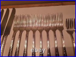 72 Pcs Set Simeon L George H Rogers Silver Plate Oneida Ltd Countess II