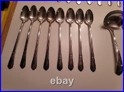 72 Pcs Set Simeon L George H Rogers Silver Plate Oneida Ltd Countess II