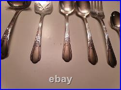 72 Pcs Set Simeon L George H Rogers Silver Plate Oneida Ltd Countess II