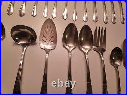 72 Pcs Set Simeon L George H Rogers Silver Plate Oneida Ltd Countess II