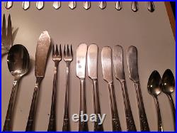 72 Pcs Set Simeon L George H Rogers Silver Plate Oneida Ltd Countess II