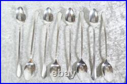 72 Pieces 1939 Wm Rogers I. S. Silver Plate Flatware Starlight Claridge Pattern