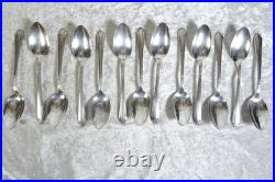 72 Pieces 1939 Wm Rogers I. S. Silver Plate Flatware Starlight Claridge Pattern