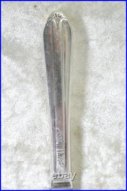 72 Pieces 1939 Wm Rogers I. S. Silver Plate Flatware Starlight Claridge Pattern