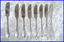 72 Pieces 1939 Wm Rogers I. S. Silver Plate Flatware Starlight Claridge Pattern