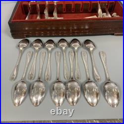 72pc 1847 Rogers Bros IS Daffodil Silverplate Service For 10 Flatware Set with Box