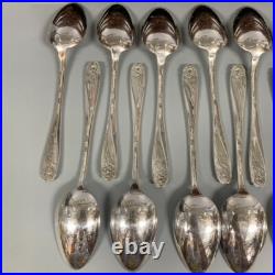 72pc 1847 Rogers Bros IS Daffodil Silverplate Service For 10 Flatware Set with Box