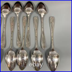72pc 1847 Rogers Bros IS Daffodil Silverplate Service For 10 Flatware Set with Box