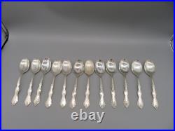 73 Piece WM. ROGERS MFG CO. CAMELOT MELODY EXTRA SILVER PLATE FLATWARE 1966
