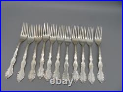 73 Piece WM. ROGERS MFG CO. CAMELOT MELODY EXTRA SILVER PLATE FLATWARE 1966