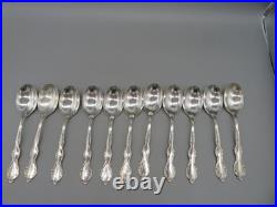 73 Piece WM. ROGERS MFG CO. CAMELOT MELODY EXTRA SILVER PLATE FLATWARE 1966
