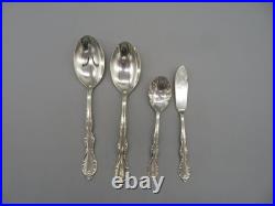 73 Piece WM. ROGERS MFG CO. CAMELOT MELODY EXTRA SILVER PLATE FLATWARE 1966