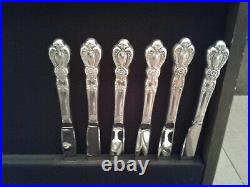 74 PC 1847 Grand Heritage 1968 Rogers Bros Silverplate Flatware for 12 FREE SH