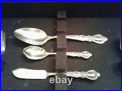 74 PC 1847 Grand Heritage 1968 Rogers Bros Silverplate Flatware for 12 FREE SH
