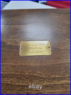 74 Piece 1847 Rogers Bros IS Reflection Silverplate Flatware Set In Wood Case