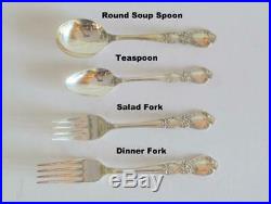 75 Pc 1847 Rogers Bros Heritage Silverplate Flatware Setting for 8 + More