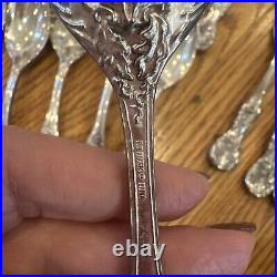 76 P. C. Flatware SILVERPLATE F. B Roger's Utensils Spoons Forks Ladle Antique